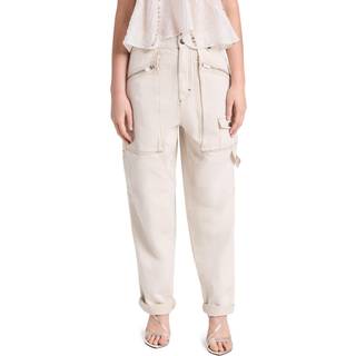 Isabel Marant Paciane wide-leg cargo jeans - neutrals - S