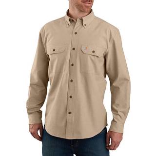 CARHARTT® LOOSE CHAMBRAY L/S SHIRT DARK TAN CHAMBRAY