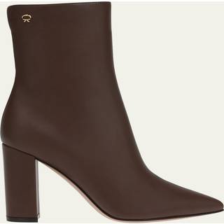 Gianvito Rossi Piper 85 leather ankle boots - brown - EU 40.5