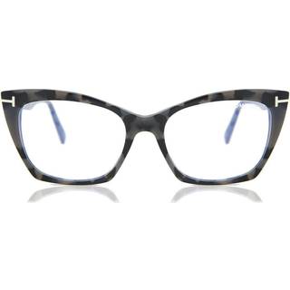 Tom Ford FT5709-B Blue-Light Block 056 54 Briller Kvinder Tortoiseshell - Grey Tortoise - 54mm