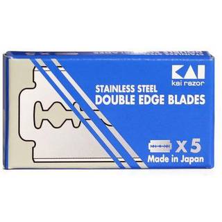 Kai Stainless Steel Double Edge Razor Blades 5-Pack 5 stk