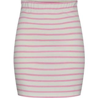 PIECES dame nederdel PCBIBBI - Cloud Dancer BEGONIA PINK - XS