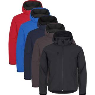 Clique 200912 Classic Softshell Hoody / Hættetrøje Dark Grey 3XL