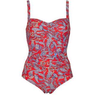 Missya Argentina Venice Swimsuit - Wine red w Pattern - 38