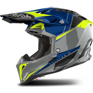 Airoh Aviator III Push sølv M