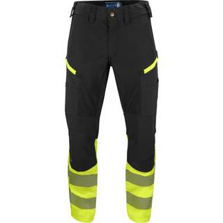 ProJob 6528 Buks Med Stretch En Iso 20471 Klasse 1 - Orange/Black - C44