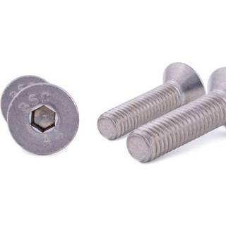 Schäfer & Peters 106424510 Insexskrue Pakke M5, 500, MF6S A4, ISO 10642 M5 x 10 mm