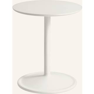 Muuto Soft Sidebord Off White Linoleum/Off White Ø41h: 48 cm