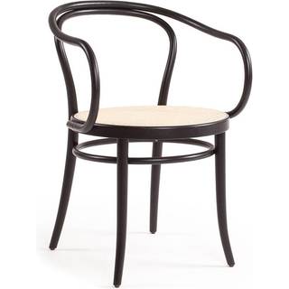 TON No 30 Spisebordsstol Rattan/Sort