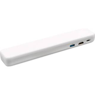 4smarts Active 4in1 USB-Hub m. Apple Pencil Holder - Hvid