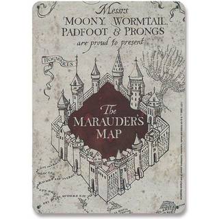 Harry Potter Tin Sign Marauders Map 15 x 21 cm
