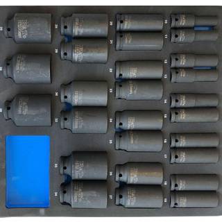 BATO Krafttopsæt 1/2" 10-38mm. EVA 2/3 (8971)
