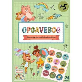 Opgavebog med stickers legetøj 24 A4