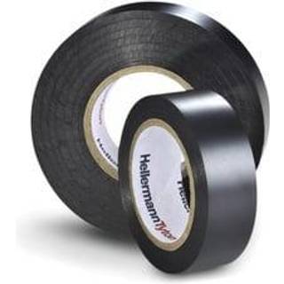 Hellermann Tape pvc vinyl sort 0,21x38mm 20m