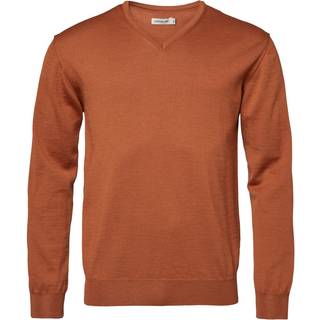 Chevalier Aston V-Neck Merino Pullover Men Amber S