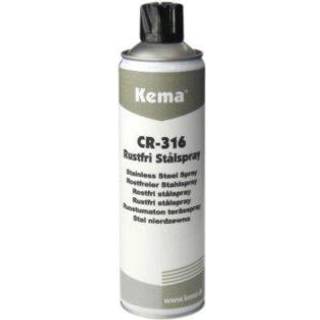Kema rustfri stålspray CR-316 400ml Korrosionsbeskyttelse med rustfri stålpigmenter