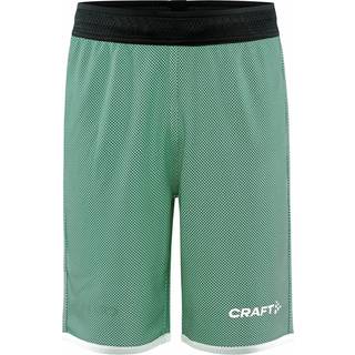 Craft - Progress Reversible Basket Shorts JR - Team Green/White 146/152