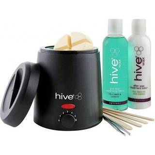 Hive Of Beauty Male Grooming Voksvarmer med Pre & After Wax Lotions Kit