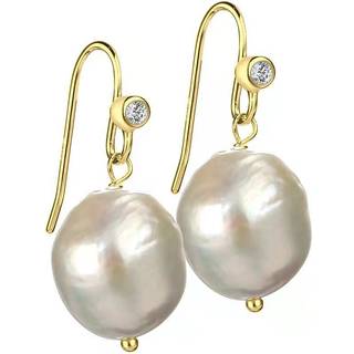 BETSY PEARL EARRINGS | GOLDEN