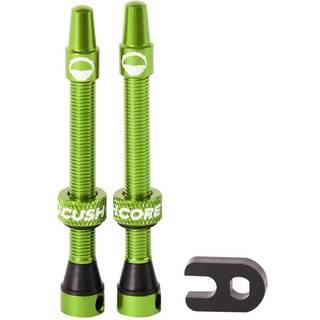 Tubelessventil til Dækindsats Cushcore 55 mm Tubeless Presta Valve Set grøn