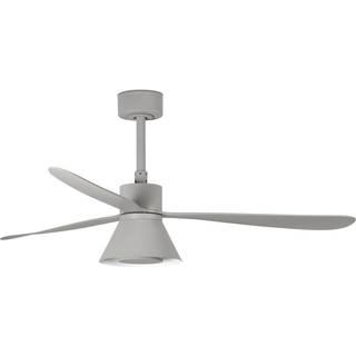 Amelia Cone loftventilator, LED-lampe, grå