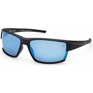 Timberland Mand TB9308 02D Solbriller Injiceret Sort Røg Firkantet Polariseret Spejl