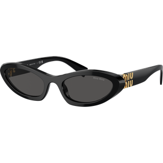Miu Miu MU09YS 1AB5S0 54 Solbriller Kvinder Black - Black - 54mm