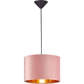 Moderne pendellampe lyserød med guld 30 cm - Rosalina