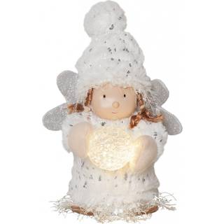 Star trading - Dekorationsfigur joylight - White Snow Angel med belysning