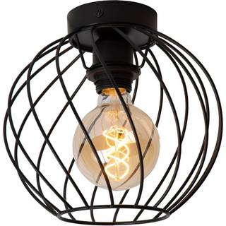 Danza loftlampe, burskærm, Ø 25 cm, sort
