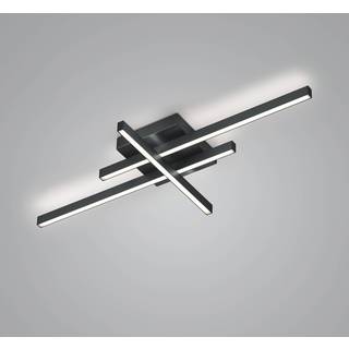 Feli LED-loftlampe med tre profiler, sort
