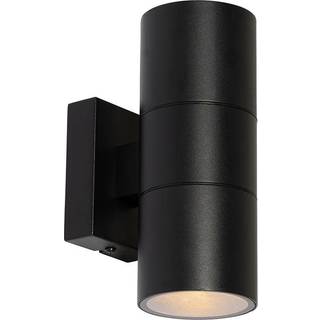 Moderne udendørs væglampe sort 2-lys AR70 IP44 - Duo