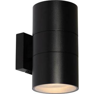Moderne udendørs væglampe sort 2-lys AR111 IP44 - Duo