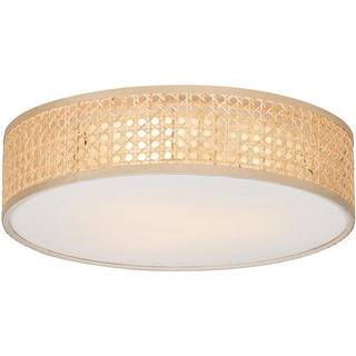 Oriental loftslampe rattan 40 cm 3-lys - Tromma