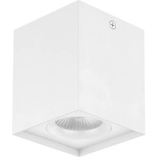 EVN Kardanus LED-loftlampe, 9x9cm, hvid