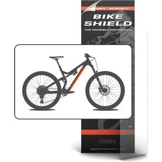 Sportscover BikeShield Skrårørsbeskyttelse Medium Blank