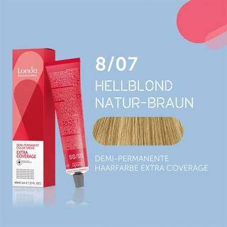 Londa Professional Demi-Permanent Color Demi-Permanent Color Creme demipermanent hårfarve Skygge 8/07 60 ml - 60 ml