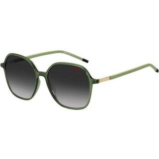 HUGO HG 1236/S 1ED/9O 55 Solbriller Kvinder Grøn - Transparent Dark Green - 55mm