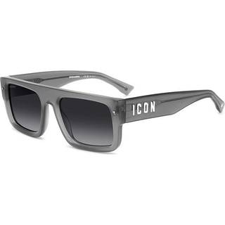 Dsquared2 ICON 0008/S KB7/9O 54 Solbriller Mænd Grå - Frosted Transparent Grey - 54mm