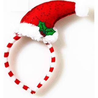 Forum Novelties Mini Santa Hat med mistelten hovedb?nd