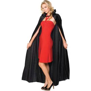 Dracula Cape schwarzer Crush Samt