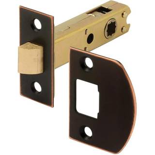 Prime-line E 2772 Passage Door Latch 9/32 in. og 1/4 tommer. Square Drive Classic Bronze (Single Pack)