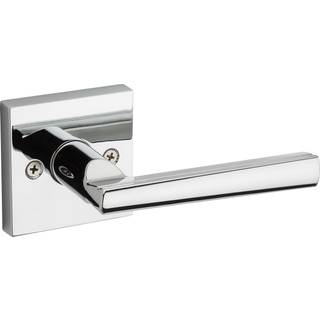 Kwikset Montreal Dummy Door-h?ndtag Enkeltsidet h?ndtag til skabe Franske dobbeltd?re og pantry poleret krom ikke-drejende reversibelt interi?r p