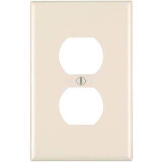 Leviton PJ8-T 1-bande 1-duplex Midway Nylon Wallplate Midway Size Light Almond 1 Pack