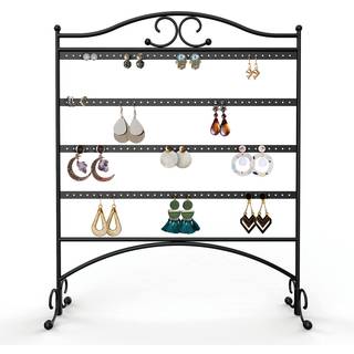 Mango damp smykker arrang?r til h?ngende ?reringe sort