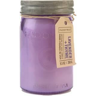 Paddywax duftende relisk samling af soja voks h?ndv?rkslys i glaskrukke med l?g 9,5-ounce lavendel + timian