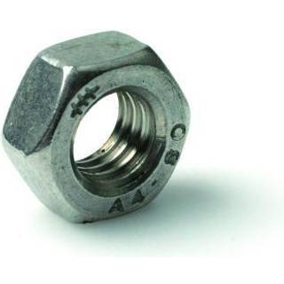 Schäfer & Peters 093446 Møtrikker M6M, DIN 934 M6, 10 mm, A4/80, 1000 stk