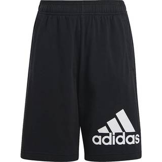 Essentials Big Logo Cotton shorts - Black / White - 140