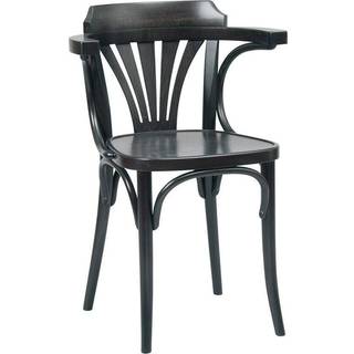 TON No 24 Spisebordsstol Sort