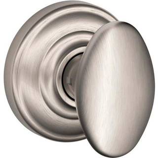 Schlage Siena Knob med Andover trim ikke-drejende lås satin nikkel (F170 SIE 619 og)
